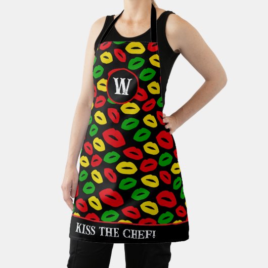 Tablier Embrasse Le Chef Jamaïcain Monogram (Insitu)
