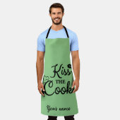 Tablier Embrasse le Cook drôle (Porté)
