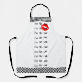 Tablier Embrasse Le Cuisinier (Recto)