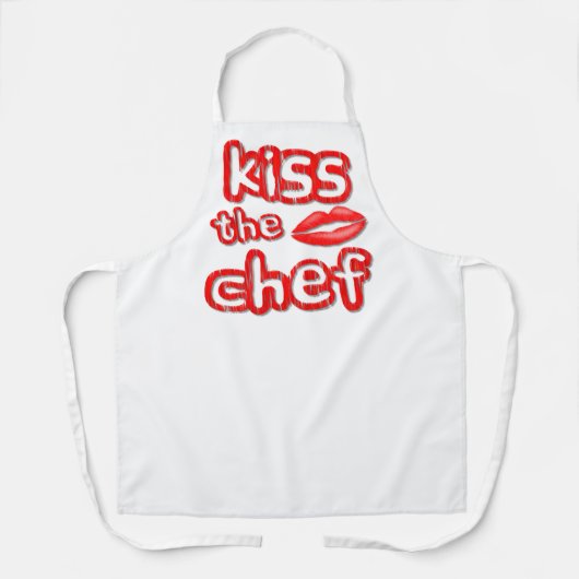 Tablier Embrasser le chef Apron (Recto)