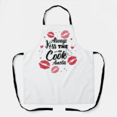 Tablier embrasser le cuisinier (Recto)