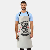 Tablier Embrassez le cuisinier (Porté)