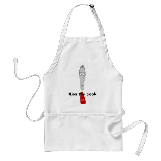 Tablier Embrassez le cuisinier (Devant)