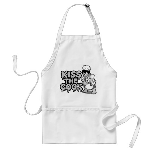 Tablier Embrassez le cuisinier (Devant)