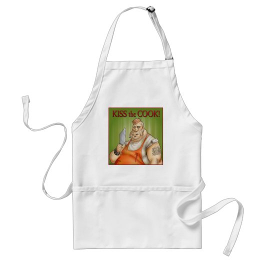 Tablier Embrassez le cuisinier (Devant)