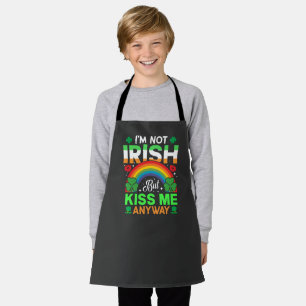 Tablier embrassez-moi quand même irish humour design-63942