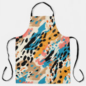 Tablier Empreinte de léopard Abstrait (Recto)