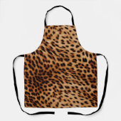 Tablier Empreinte de léopard Brown de crème (Recto)