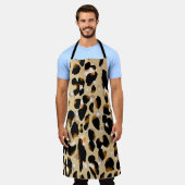 Tablier Empreinte de léopard : Craze de Motif animal (Porté)