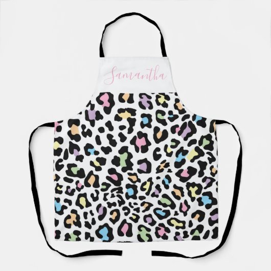 Tablier Empreinte de léopard Glam Apron (Recto)