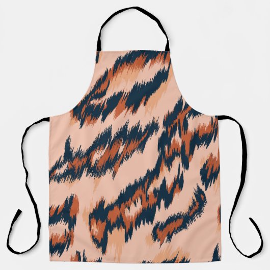 Tablier Empreinte de léopard : Textile Design sans joint. (Recto)