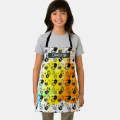 Tablier Empreinte de peinture à la main tout-sur impressio (Insitu)