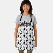 Tablier Empreinte de peinture tout-en-plan d'impression (Insitu)