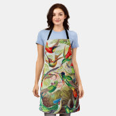 Tablier Empreinte des colibris de 1904 (Porté)