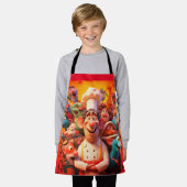 Tablier Empreinte pour garçons et filles Apron (Porté)