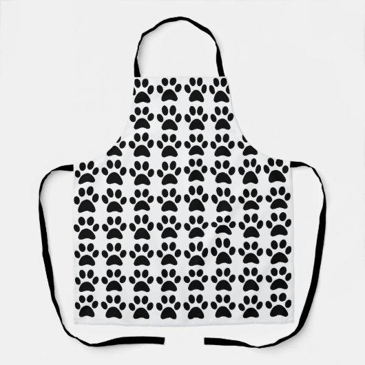 Tablier Empreintes de Patte Chat Chien (Recto)