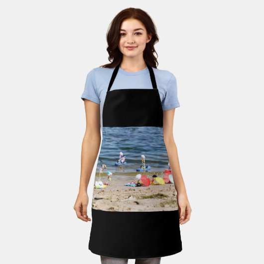 Tablier En été, sur la plage avec les Fubby's (Porté)
