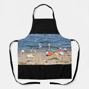 Tablier En été, sur la plage avec les Fubby's