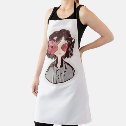 Tablier en fleur enchanté (Insitu)