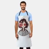 Tablier en fleur enchanté (Porté)