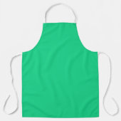 Tablier en lin vert citron vintage (Recto)