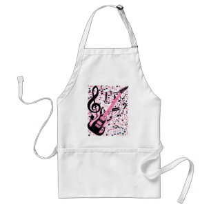 Tablier En rose, roche et rouleau_