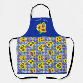 Tablier En vichy Bleu (Recto)