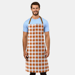 Tablier en vichy vérifier le Motif Brown
