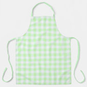 Tablier en vichy Vérifier Motif Vert clair (Recto)