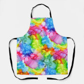 Tablier Encre colorée à tarte arc-en-ciel (Recto)