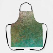 Tablier Encre d'alcool inspirée de l'océan Abstraite (Recto)