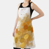 Tablier Encre d'alcool nid d'abeille (Insitu)