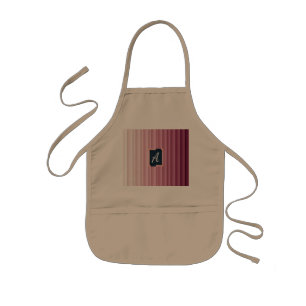 Tablier Enfant à Monogramme Personnalisé avec Dégr