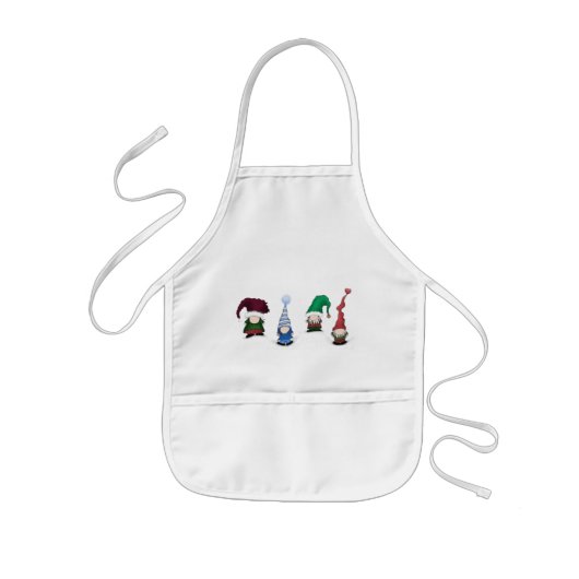 Tablier Enfant Adorable Gnome Posse (Devant)