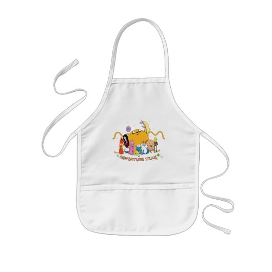 Tablier Enfant Adventure Time | Large Jake Group Graphic (Devant)
