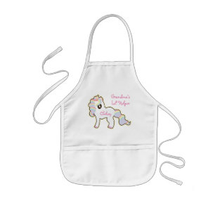 Tablier Enfant Aéron pour enfants personnalisés/Unicorn-Grand-mèr