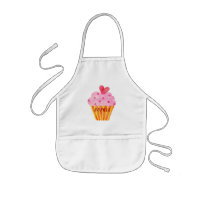 Aire de cuisson de cupcake filles aquarelle