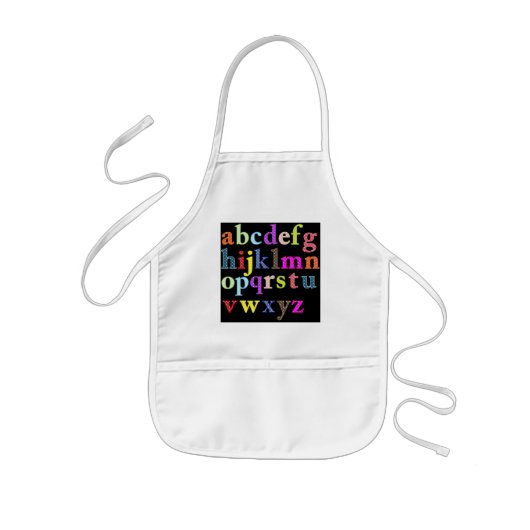 Tablier Enfant Alphabet (Devant)
