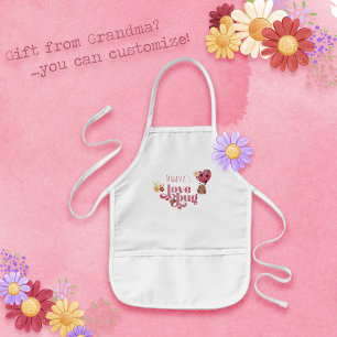 Tablier Enfant Amour Bug Apron pour enfants