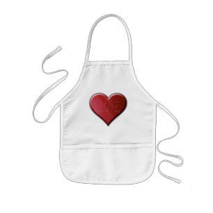 Tablier Enfant Amour Coeur Enfants Apron