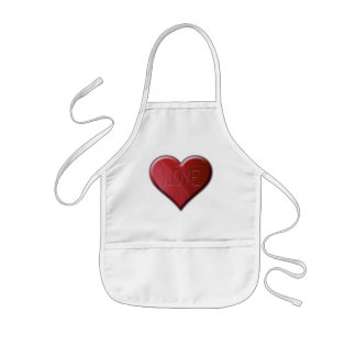 Tablier Enfant Amour Coeur Enfants Apron