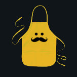 Tablier Enfant Amusante Moustache Face Enfants Apron<br><div class="desc">Oeuvre conçue en vectoriel pour une qualité d'image optimale.</div>
