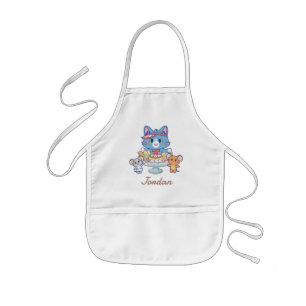 Tablier Enfant Anime Tom, Jerry et Tuffy Dessert Parlor