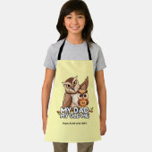 Tablier Enfant Apron : Mon père Mon vieux moi (jaune) (Insitu)