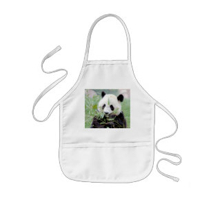 Tablier Enfant Apron Photo panda géant, animaux 0084.