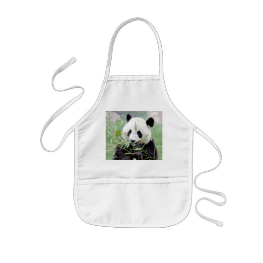Tablier Enfant Apron Photo panda géant, panda gente. animaux. (Devant)