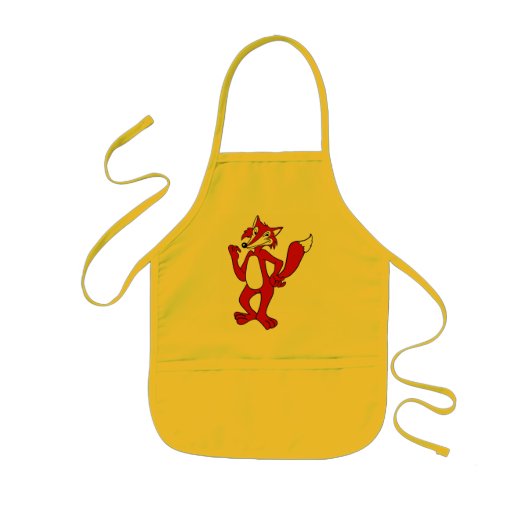 Tablier Enfant Apron Red Fox (Devant)