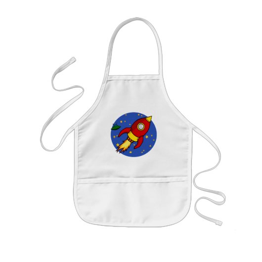 Tablier Enfant Apron rouge-rouge (Devant)