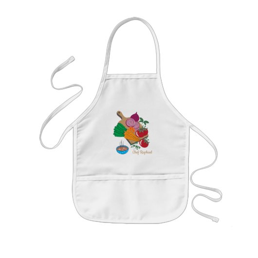 Tablier Enfant Apron végétal de Kid Chef (Devant)
