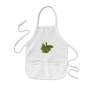 Tablier Enfant Arbre vert Grenouille Apron enfant